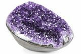 Sparkly Deep-Purple Amethyst Geode - Uruguay #357215-2